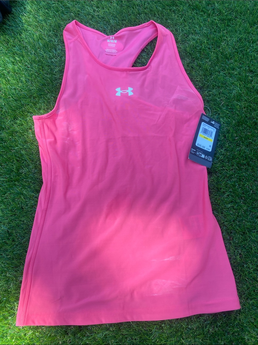 Under Armour Hot Pink Performance Racerback Tank